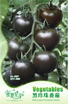 Goodidea1 Original Pack, 25 seeds / pack, Black Pearl Tomato Seeds Non-gmo Heirl - $5.99