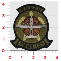 Marine Corps VMGR-153 Crush Hook &amp; Loop Embroidered Patch - £31.26 GBP