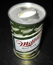 Vintage Miller High Life Beer Metal Lighter Holder Case Can Made In U.S.A. B.C.M - £20.14 GBP