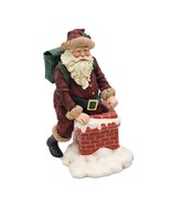 Dept 56 POSSIBLE DREAMS Clothique Santa December Descent Down The Chimney - $54.84 CAD