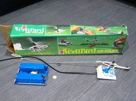 1970&#39;s Vertibird Ai R Po Li Ce Helicopter Junk Parts With Box Vintage Mattel - £78.75 GBP