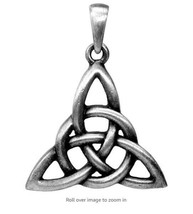 Celtic Trinity Tribal Knotwork Pendant Medallion Necklace Accessory Jewelry - €12,24 EUR
