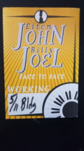 Elton John Billy Joel - Rosemont, Illinois Vintage Original Cloth Backstage Pass - £14.16 GBP