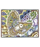 72x54 BARN OWL Bird Native American Southwest Tapestry Afghan Throw Blan... - £50.76 GBP