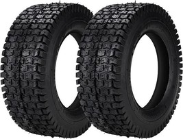 2Pcs Heavy Duty 4 Ply Tubeless Tire 13x5.00-6 P512 for Lawn &amp; Garden Carts 13106 - £65.30 GBP