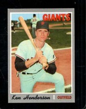 1970 TOPPS #298 KEN HENDERSON EX GIANTS *X109923 - $1.47