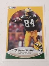 Sterling Sharpe Green Bay Packers 1990 Fleer Card #180 - £0.78 GBP