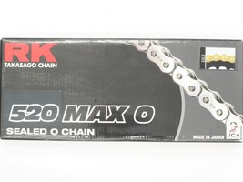 RK Max-O 520 120 Link Gold O-Ring Chain New - £54.75 GBP