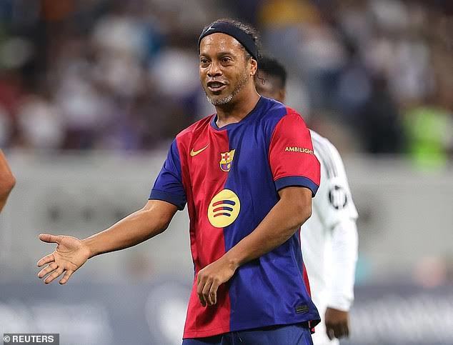 RONALDINHO 2024 BARCELONA SPECIAL SOCCER JERSEY//FREE SHIPPING