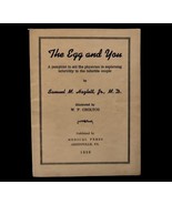 Vtg The Egg &amp; You Physician Booklet on Infertility Samuel Hazlett 1959 M... - $41.36 CAD