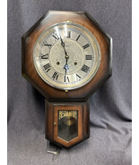 Beautiful Mid Century ALARON 31 Day Regulator Wall Clock 22” Tall 14” Wide - $59.40