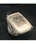 Jerusalem  Lion city Emblem  Sterling silver Ingot  ring - $169.72 CAD
