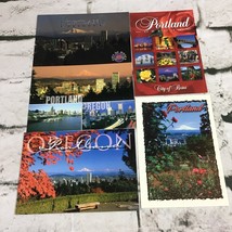 Portland Oregon City Of Roses Scenic Mount Hood Postcards Lot Of 5 - $9.89