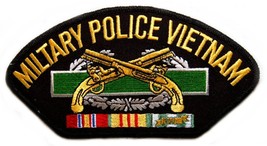 Army Military Police Vietnam Veteran Embroidered Service Ribbon 6&quot; Patch - £22.66 GBP