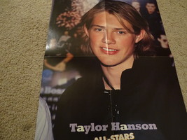Taylor Hanson Nsync teen magazine poster clipping short hair MMMBOP Blas... - $4.00