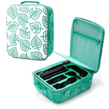 Nintendo Switch Deluxe Carrying Case-Turquoise Storage Bag With Handle And - £33.72 GBP