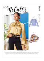 McCall&#39;s M8147Y Misses&#39; Raglan Sleeve Pullover Blouse Sewing Patterns Ki... - $4.83