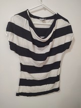 H &amp; M Striped Short Sleeve Sailor Shirt Size S - £5.46 GBP