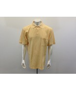 Cavori Polo Shirt Men&#39;s Large Cotton Short Sleeve Yellow Pique - $7.92