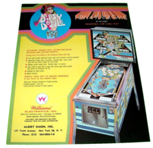 Dipsy Doodle Pinball Machine FLYER Original 1970 UNUSED Game Mod Retro G... - $34.68