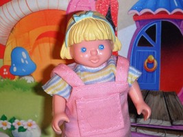 Fisher Price Girl in Pink shorts Pink Dress Bonus Vintage HTF dream doll... - $14.84