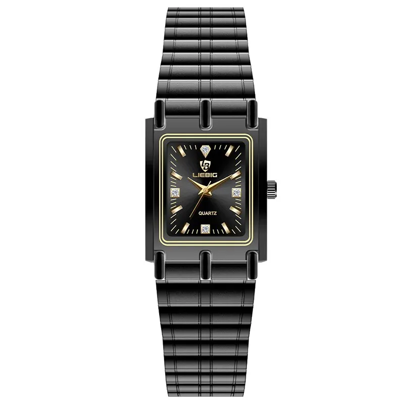 LIEBIG Luxury Stainless Steel Bracelet Quartz Watches Male Ladies Clock ... - $27.23