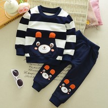 2pcs Toddler Kids Baby Boys Outfits Pullover Tops +pants Clothes Set - £16.77 GBP