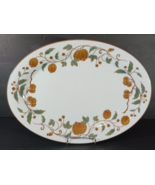 Noritake FAIRFIELD PLATTER 2612 14&quot; X 10&quot; Fall Autumn Pumpkins Thanksgiving - $28.49