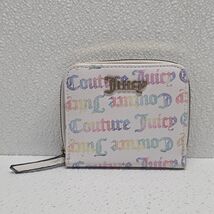 Juicy Couture White Rainbow 4&quot; Zip Wallet Card &amp; ID Slots - $27.74 CAD