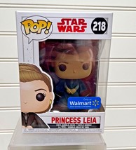Funko Pop Princess Leia #218 Star Wars Vinyl Figure Protector Walmart Ex... - $12.25