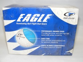 Top Flight Golf Balls Eagle Sealed Pack Of 24 Balls 8 Sleeves 3 Balls New - £22.18 GBP