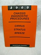2000 CIRRUS-STRATUS-BREEZE Chassis Diagnostic Procedures Oem Repair Manual!!! - £10.33 GBP