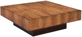 Coffee Table Cocktail Margo Square Modern Contemporary Solid Wood Cerejeira - £1,631.10 GBP