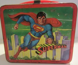 Vintage 1978 Superman Metal Lunch Box  no thermos - £60.05 GBP
