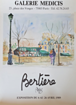 Denise Bertiere - Original Exhibition Poster - Poster - Quays Of Paris - 1989... - $131.95