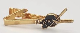 Vtg 1970&#39;s McDonnell Douglas McAir Gold Tone Pewter Tie Bar A1-1 - £19.65 GBP