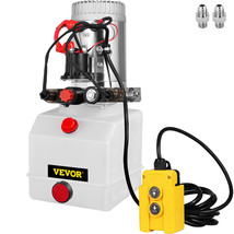 VEVOR 3 Quart 12V KTI Double Acting Hydraulic Pump with Manual Override - £234.43 GBP