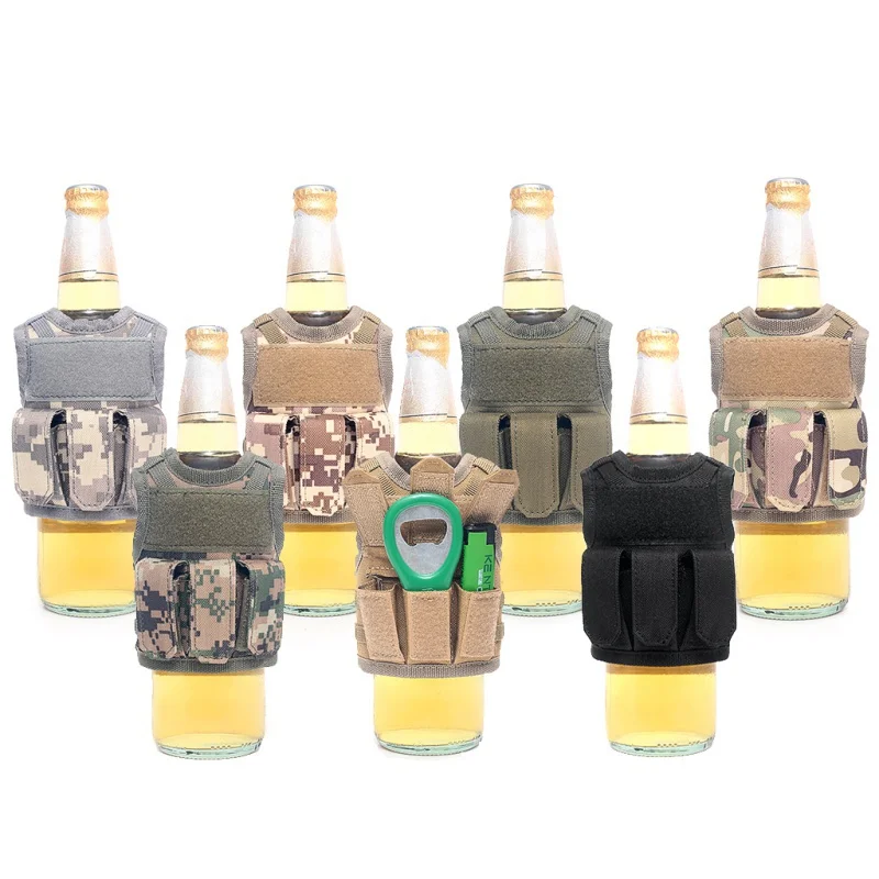 Sporting Miniature Military A PrAum Beer Bottle Pouch Wine Bottle Cover Beverage - £20.89 GBP