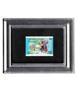 Tchotchke Stamp Art - Collectible Postage Stamp - Russian Folk Scene - $167.45 MXN