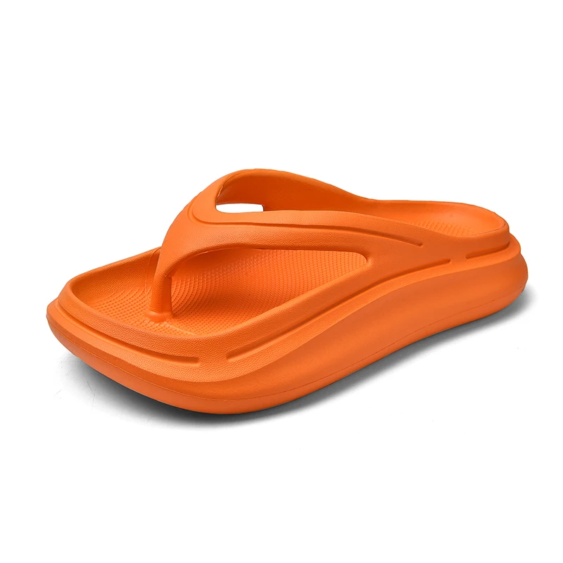 Fashion Women Orange Eva Flip Flops Thick Sole Summer Sandals Soft Casual Unisex - £39.33 GBP