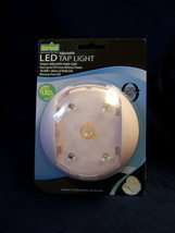 premium LED TAP LIGHT adjustable angle 2 level flashlight closet camper ... - $7.91