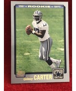 Quincy Carter QB 2001 Topps - Dallas Cowboys #337 (RC) - £3.87 GBP