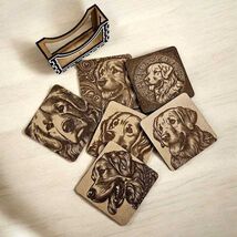 Golden Retriever Coasters – Dog Lover Keepsake Set - $30.00