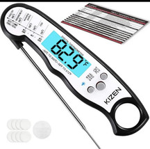 KIZEN Digital Meat Thermometer with Probe - Instant Read Food Thermometer for... - £14.11 GBP