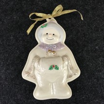 Lenox Snow-Woman Christmas Porcelain Ornament Cookie Cutter Press - £12.38 GBP