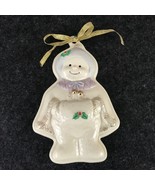 Lenox Snow-Woman Christmas Porcelain Ornament Cookie Cutter Press - £12.30 GBP