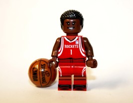 Tracy McGrady Rockets #1  NBA Basketball Custom Minifigure - £3.38 GBP