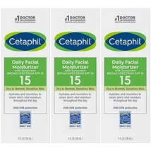 Cetaphil Daily Facial Moisturizer with Sunscreen SPF 15 (4 Fl. Oz., 3 Pk.) - £52.64 GBP