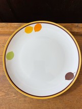 Rachael Ray Little Hoot Brown Green Yellow Orange Leaves Dinner Plate - £8.58 GBP