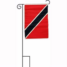 12&quot;x18&quot; Trinidad and Tobago Sleeved Polyester Flag With Garden Stand - £15.09 GBP